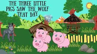 THREE LITTLE PIGS SONG WITH LYRICS | SONG FOR KIDS | BEST NURSERY SONG | CHILDREN MUSIC | KIDS POEM