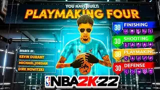 BEST PLAYMAKING FOUR BUILD NBA 2K22! *NEW* PLAYMAKING STRETCH BIG BUILD NBA2K22! BEST ISO BUILD 2K22