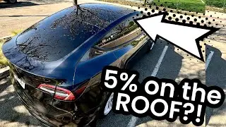 Roof Tinting | How hard can it be?! | Tesla Model Y