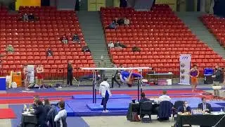 Windy City Gymnastics 2022. Diego Leautaud P.Bars 12.3