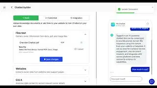 Create a AI Chatbot from your own website content #ai #chatbot