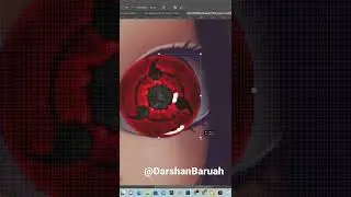 Creating sharingan eyes in photoshop 2022