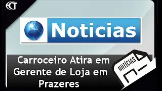 Carroceiro Atira em Gerente de Loja em Prazeres