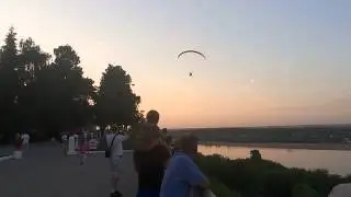 Парамотор набережная Вятки