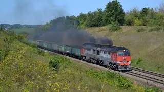 ДЫМНО ВЗБИРАЕТСЯ НА ПОДЪЁМ - 2ТЭ116У-0253