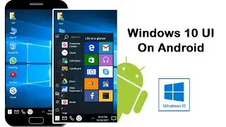 How to launch windows 10 UI on Android phone using Computer Launcher App