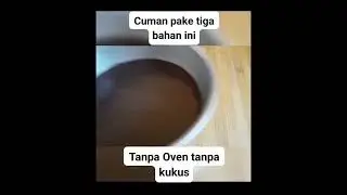 MEMBUAT BOLU KUKUS HANYA DENGAN 3 BAHAN #shorts #shortvideo