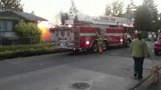 Hilltop on fire