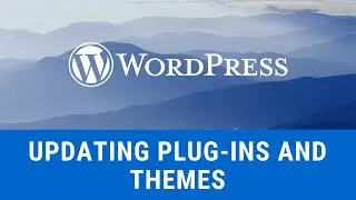 WordPress Tutorial - Updating Plug-ins and Themes