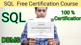 Free Certification Course | SQL Free Course With Certificate