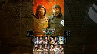 All New Hollywood Skin Character Selection in Mk1 Khaos Reigns 