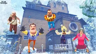 WE FOUND THE LEGENDARY VILLAINS HOTEL 😱 Hello Neighbor - Dark Riddle - Scary Teacher