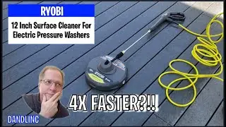 Ryobi 12 Inch Surface Cleaner Attachment for Electric Pressure Washers (RY31094)