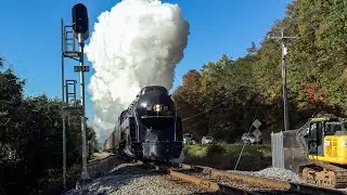 Norfolk & Western 611 at Beason Hollow in 4K