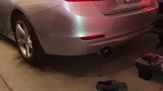 F30 2013 BMW 320i Muffler Delete & Resonator Delete