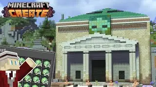 I Built A MOB/XP Farm For My Colony In Minecraft Create Mod