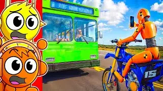 Reacting to REALISTIC ACCIDENTS and CRASHES! (BeamNG Drive)
