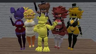 [SFM FNAF] five night at freddys remix - not alone - [Full scream ]