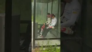 Waiting In A Bus Stop After An Accident In Finland ⬅️ Waiting in your mega yacht In Monaco 🤷