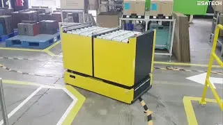 AGV with dual conveyor