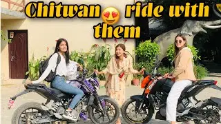 First ride with @Savyarides at Chitwan😍|| Sauraha unexpected meetup😋||Sabu Kc Vlogs🤩