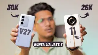 Vivo V27 vs Realme 11 Pro + || Best Curved Display Phone Under 30k ?