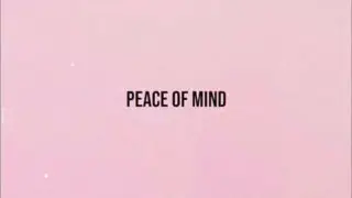 The Big Hash - PEACE OF MIND (Official Lyric Video)