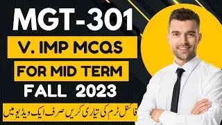 MGT301 Midterm Preparation 2023 MGT301 midterm MCQs Preparation   MGT301 midterm Preparation