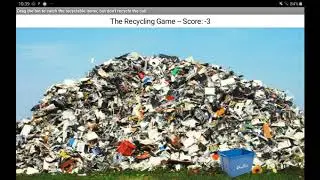 MIT App Inventor - Recycling Game Preview