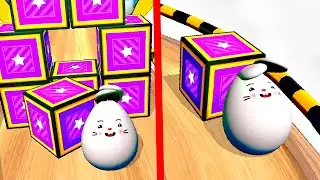 Going Balls Normal vs Reverse - COLOR BATTLE OF BUNNY BALLS! Update SpeedRun iOS Android