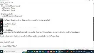 Inheritance in python class