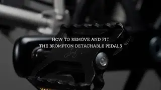 How To Remove And Fit The Brompton T Line Pedals