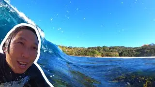 Riding a reef with unpredictable ramps