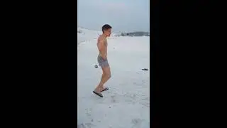 Спали трусы!Крещение по русски! Смотреть всем !