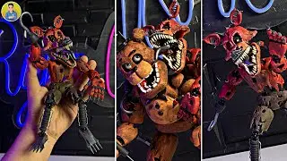 HICE A NIGHTMARE FOXY COMPLETAMENTE ARTICULADO  (FIGURA TOTALMENTE ARTICULADA A MANO) PORCELANA