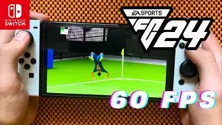 EA Sports FC 24 at 60fps on Nintendo Switch (Handcam)