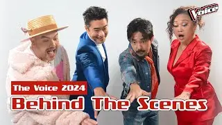 BEHIND THE SCENES : เบื้องหลังการถ่ายภาพร่วมกันครั้งแรกของโค้ช The Voice 2024!