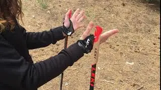 Leki Trekking Poles Flipping to Outside