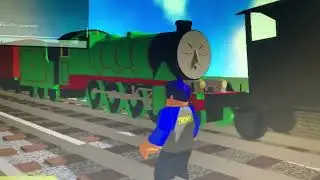 Henry's Crash Journey beyond sodor Blue train with friends remake