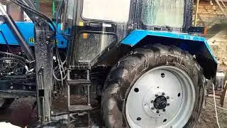Мойка трактора МТЗ 82.