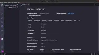 usando o vscode para trabalhar no PostgreSQL, e com docker