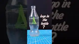 Put a big CREALITY into the narrow mouth bottle! #creality #3dprinting  #how #resinprinting