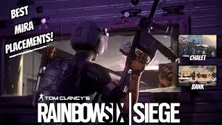 The BEST Mira Placements on Chalet & Bank! | Rainbow Six Siege