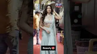 Janhvi Kapoor spotted slaying in saree! #shorts #shortsfeed #ytshortsindia #janvikapoor #spotted