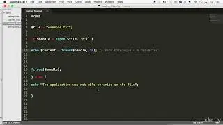 3 Reading files - working with files - PHP COURSE CMS PROJECT