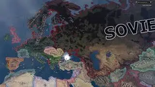 Berlin-Moscow alliance - Hoi4 Timelapse
