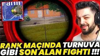 YOK BÖYLE SON ALAN FIGHTI !! RANK MAÇINDA TURNUVA GİBİ ALAN SONU - PUBG Mobile