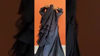 7 layer nikab 🖤🖤   