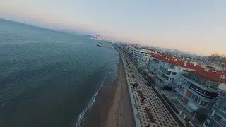 FPV Drone Flight Along Mudanya Coast
