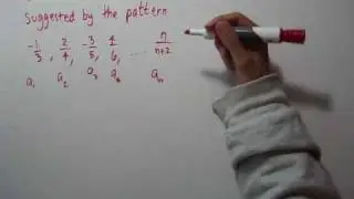 Finding a Formula for a Sequence
